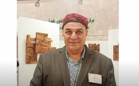  معرض لوحات زيتية للفنان أحمد كنعان في مركز العلوم والفنون بطمرة